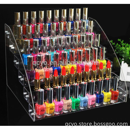 Acrylic Nail Polish Table Rack Organizer Display (Hold Up To 70 Bottles)